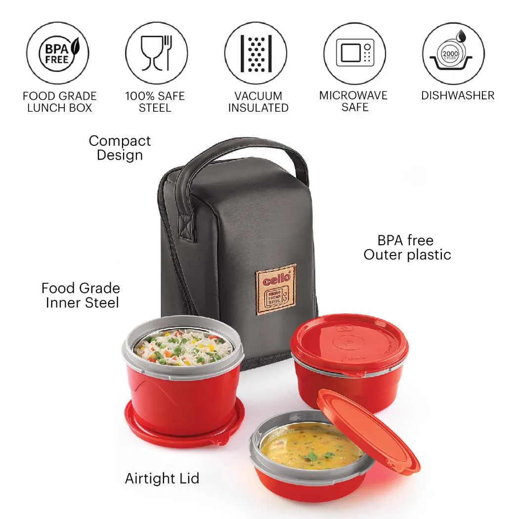 MF Micro Insulated Lunch Box, Set of 3