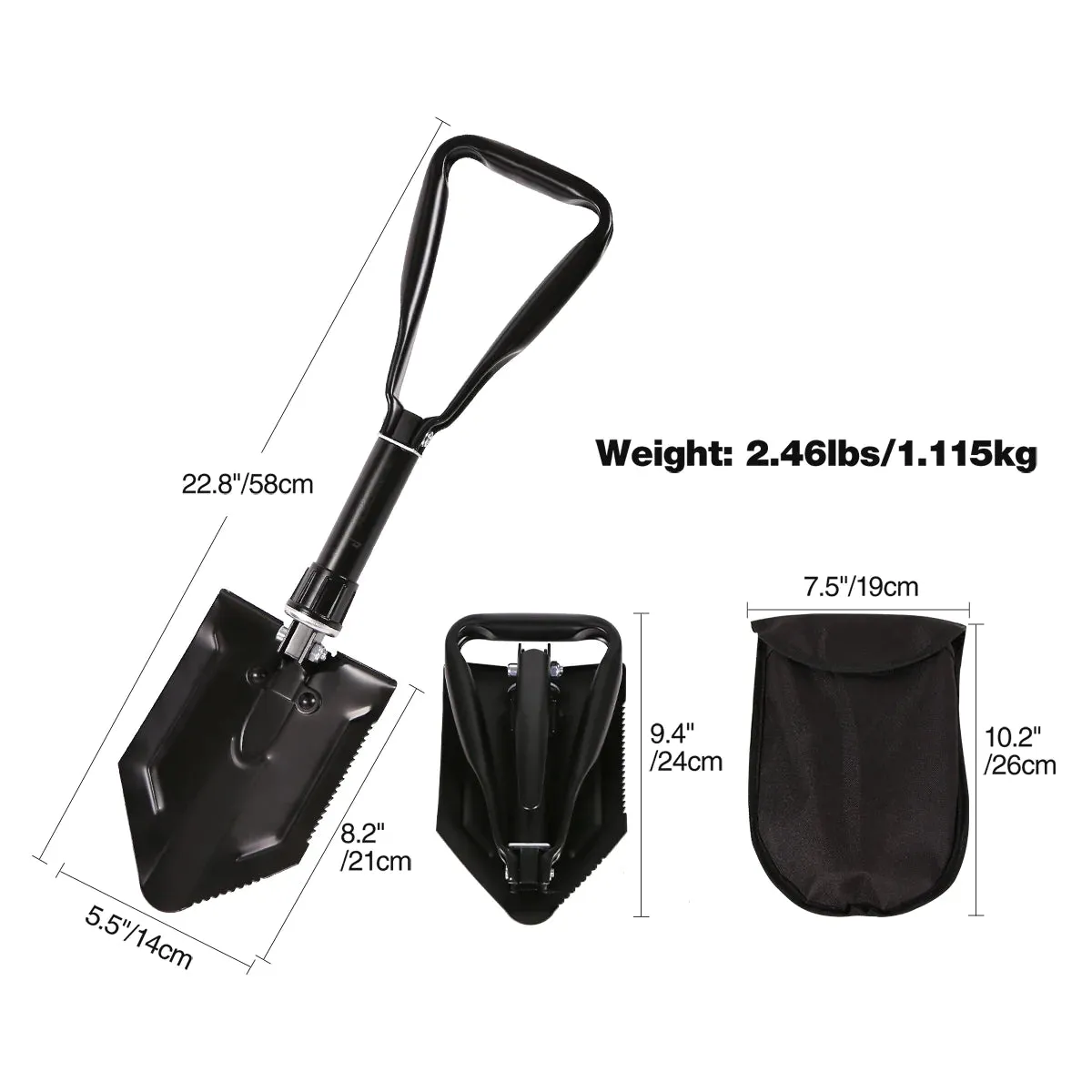 Military Folding Camping Shovel