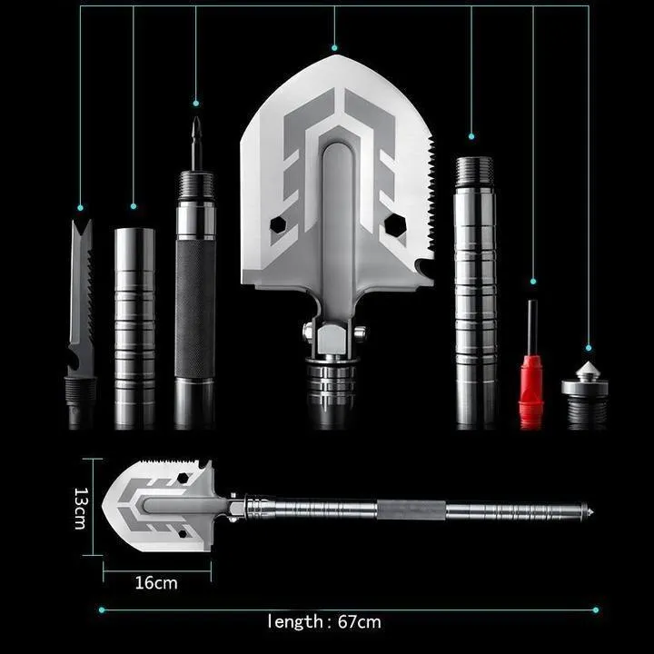 Multi-Purpose Military Folding Survival Shovel