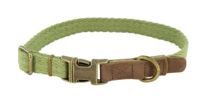 MuttNation Fueled by Miranda Lambert Woven Dog Collar Sage 1 X 18-26