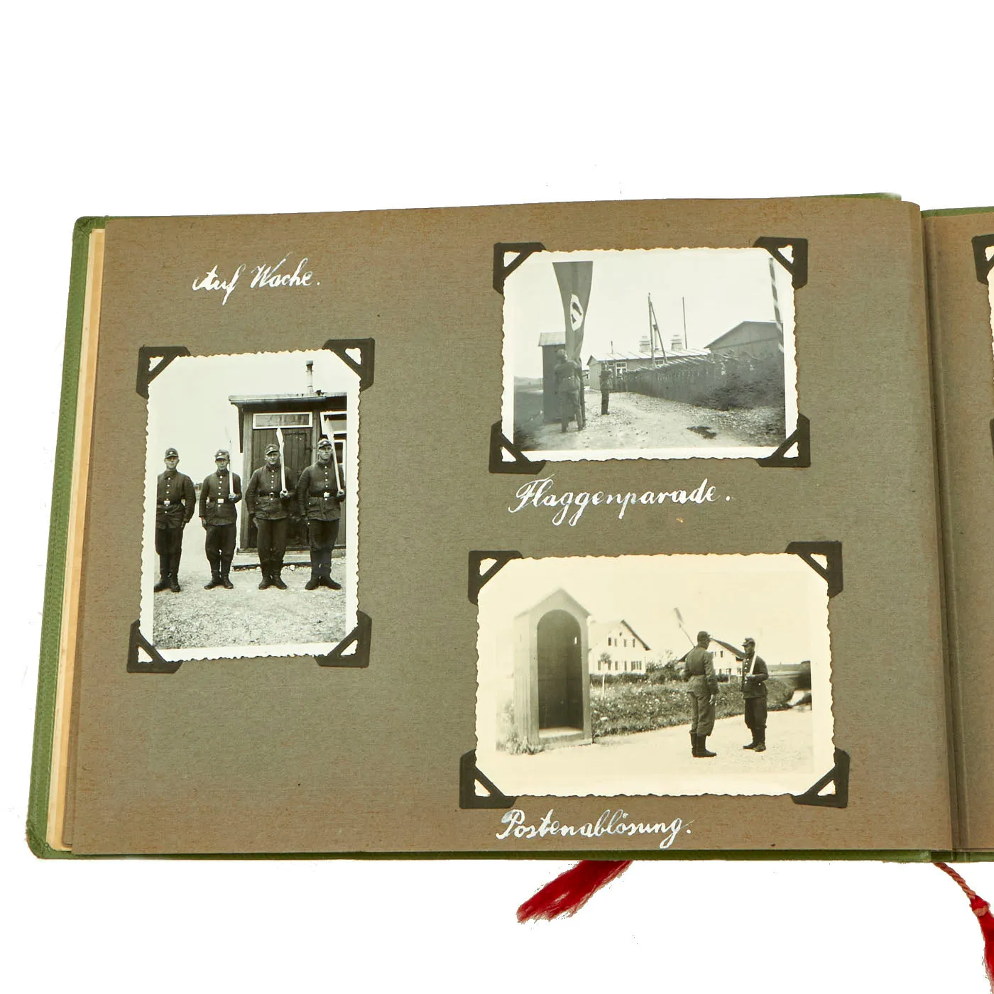 Original German Pre-WWII RAD Labor Service Erinnerungen an den Arbeitsdienst Photo Album With 48 Pictures - Unterthingau Labor Camp 1935