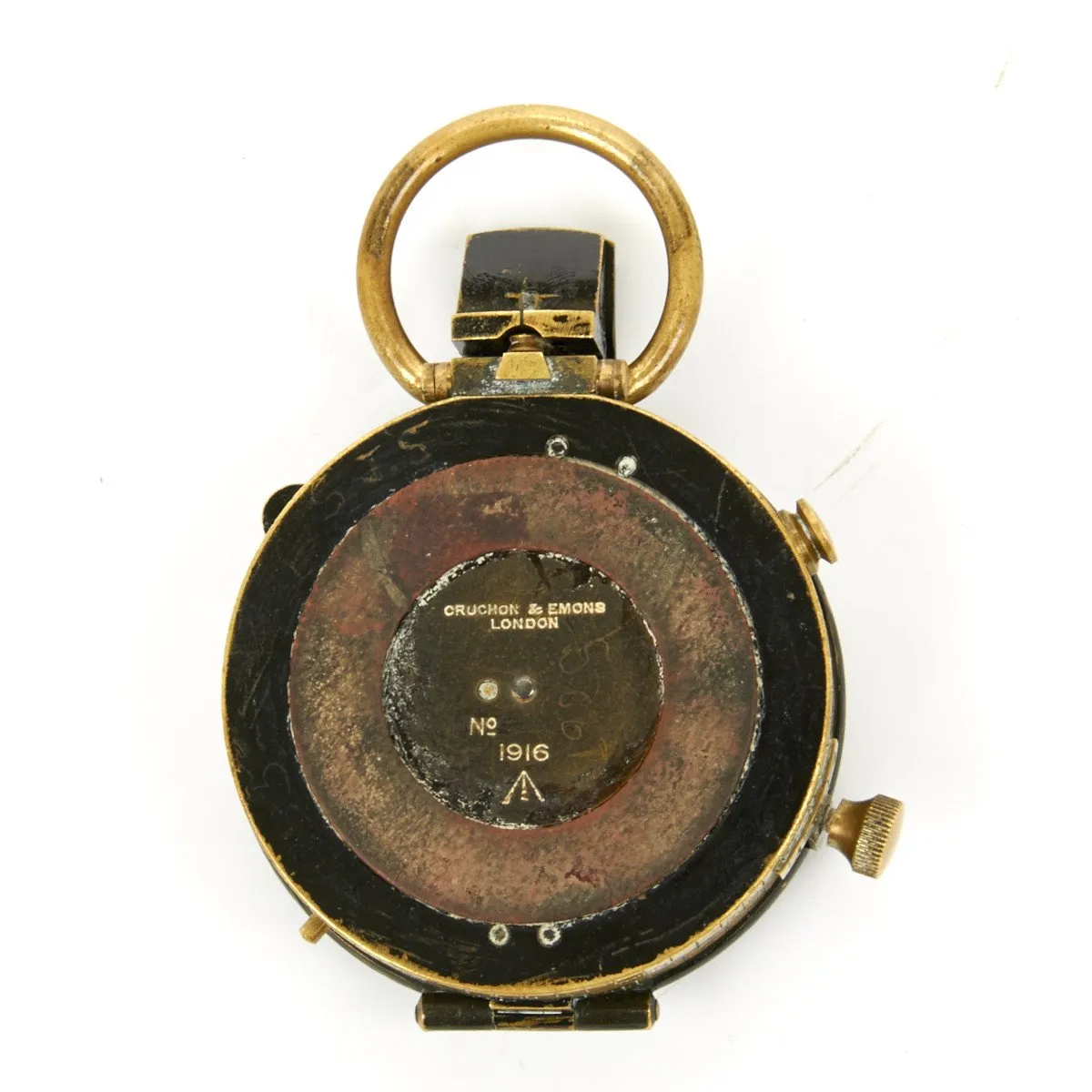 Original WWI British Officer Verners Pattern MKVII Compass - Dated 1916