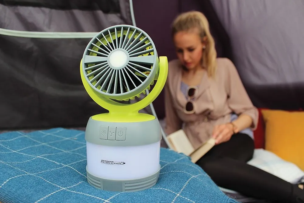 Outdoor Revolution 5 in 1 Lumi Fan Light