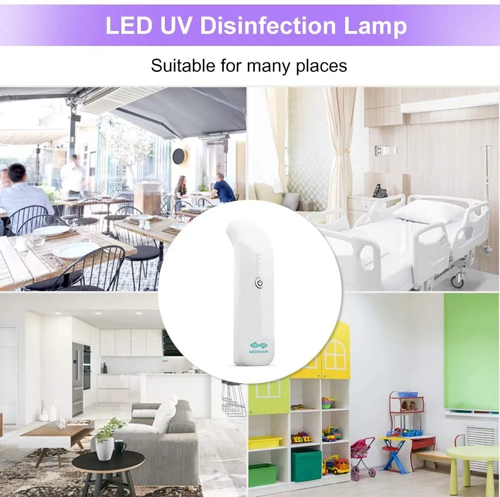 Portable LED Ultraviolet UVC Lamps Virus Removal Light