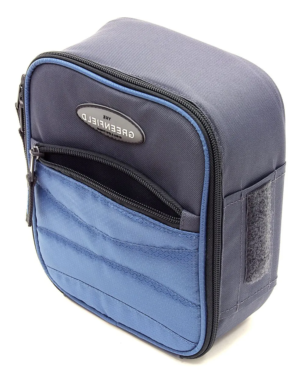 Powder Blue Lunch Cool Bag with Removable Bottle Holder