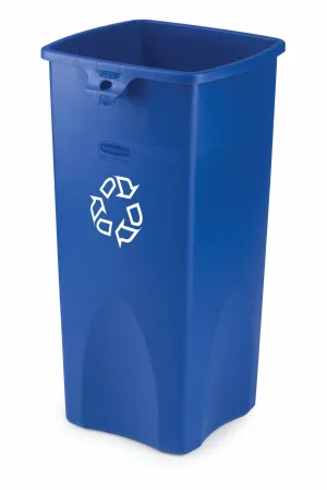 RUBBERMAID UT SQ RECYCLING CONTAINER BLUE