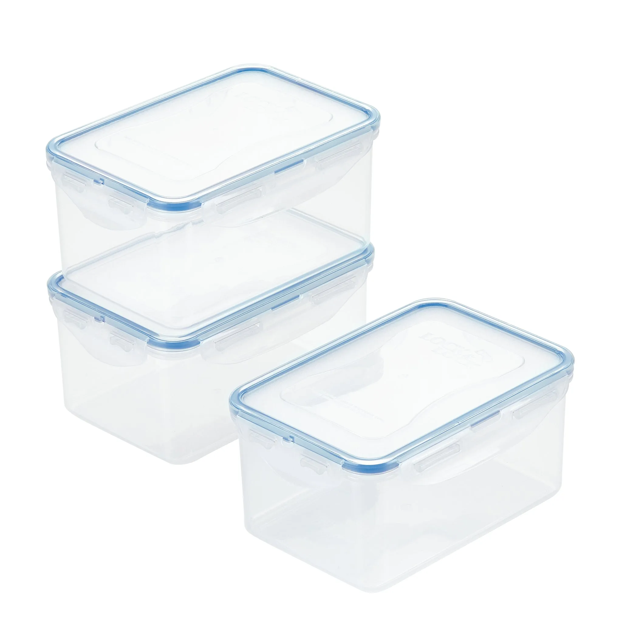 Set of 3, 37-Oz. Rectangular Food Container Set