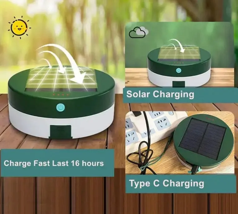 Smart APP Control Solar String Outdoor Camping #6971