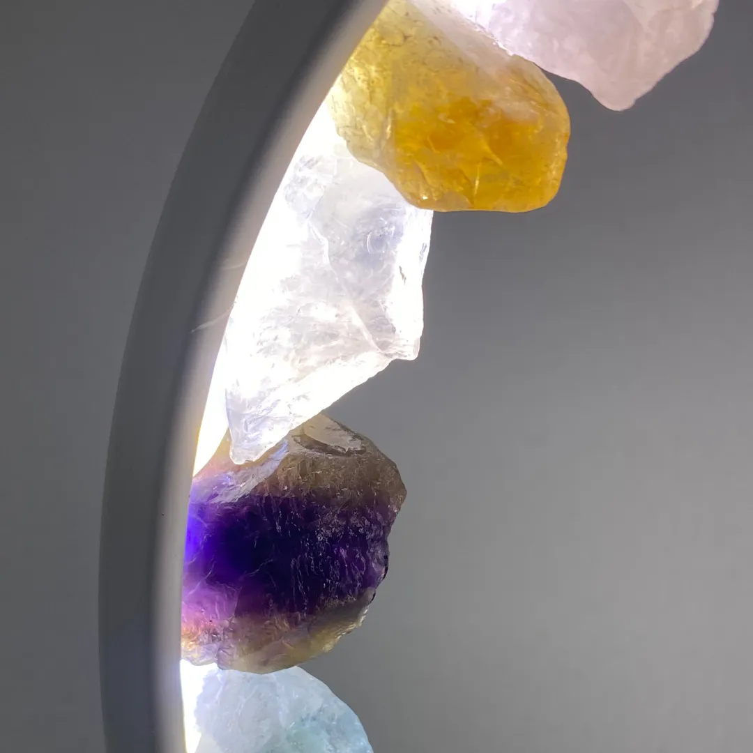 Tranquil Meditating Crystal Night Lamp