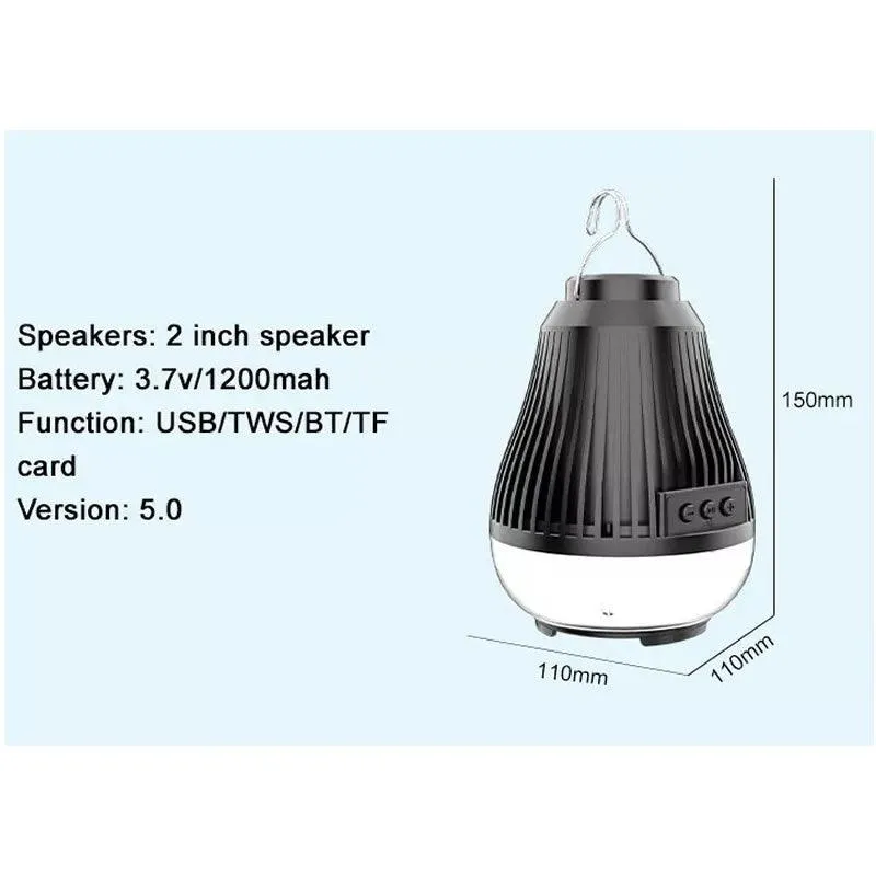 Wireless Camping Speaker With LED Light AE-3